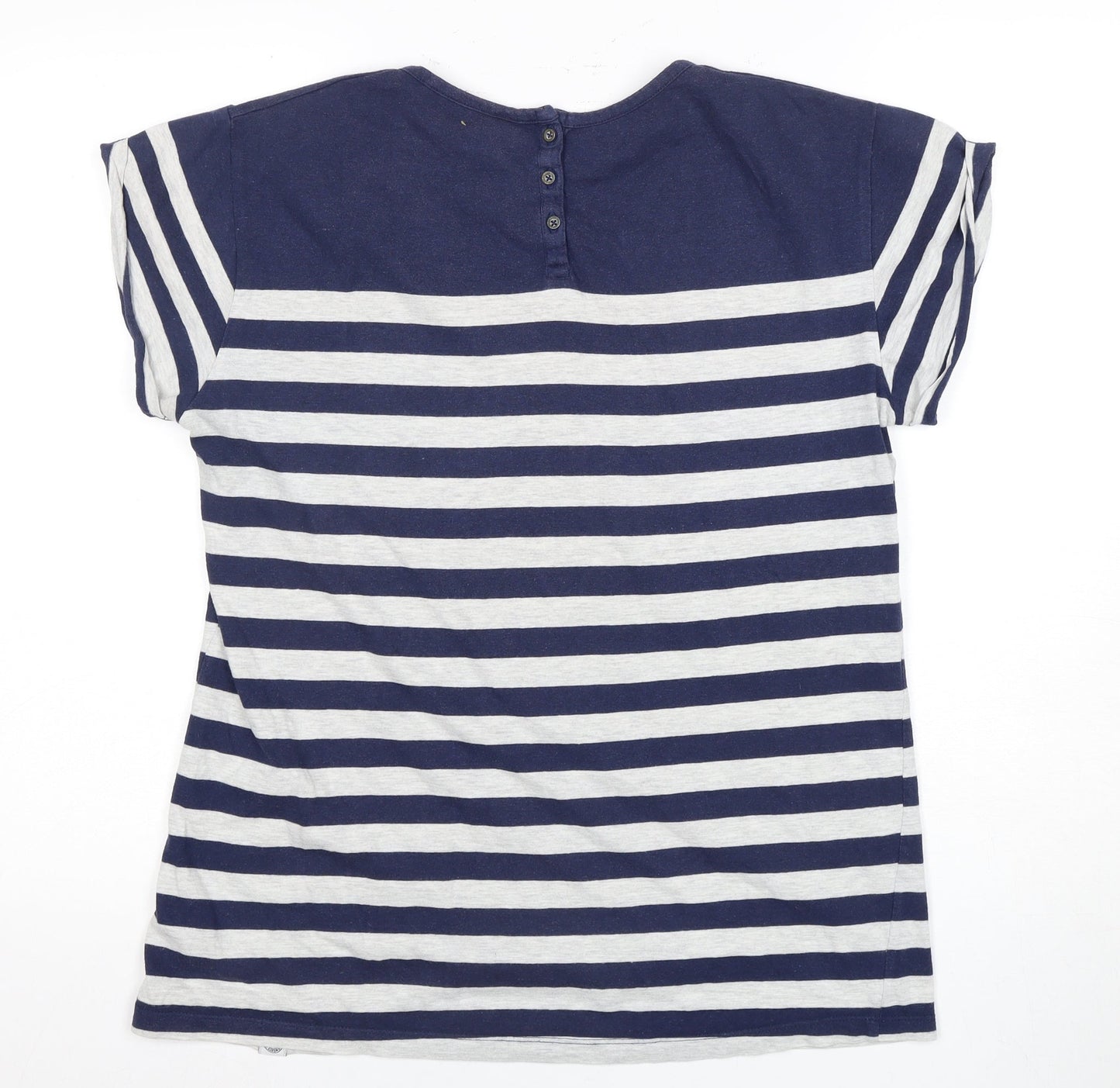 TOG 24 Women's Blue Striped T-Shirt Size 12