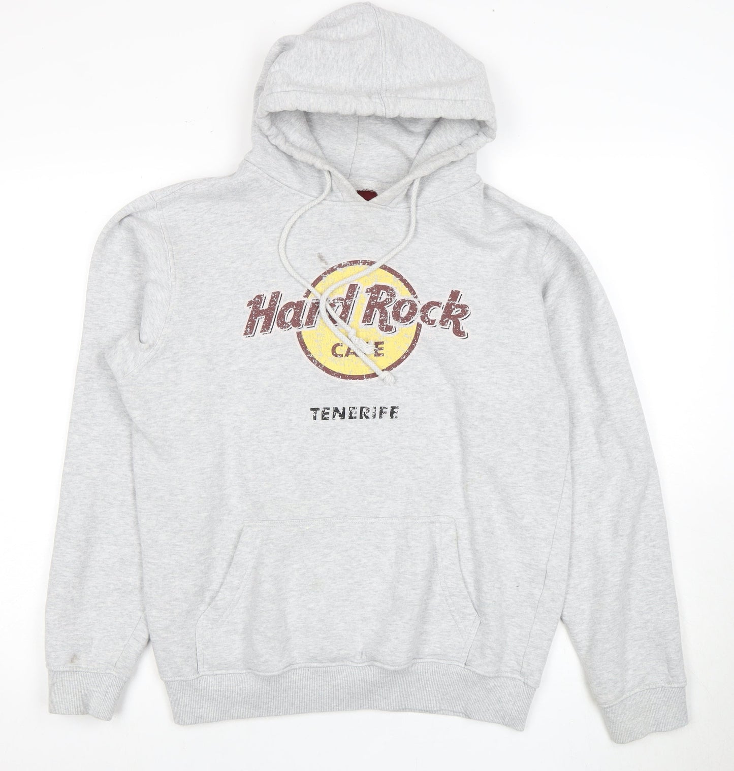 Hard Rock Cafe Unisex Grey Hoodie Medium Pullover