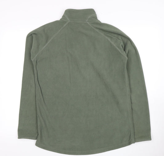 Peter Storm Men's Green 1/4 Zip Fleece Sweatshirt S