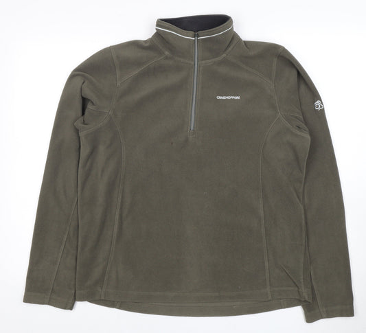 Craghoppers Men's Green S Fleece Pullover Sweatshirt