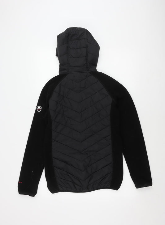 Trespass Women's Black Puffer Jacket, Size M