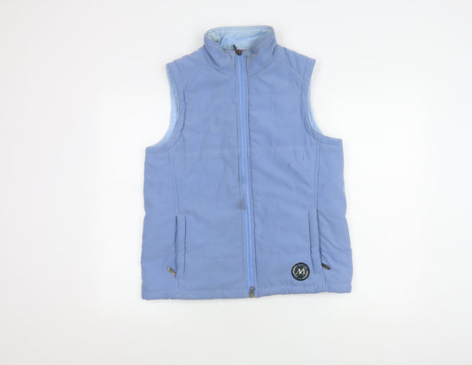 Musto Women's Blue Waistcoat, Size 12, Polyester