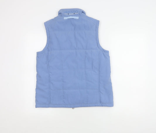 Musto Women's Blue Waistcoat, Size 12, Polyester
