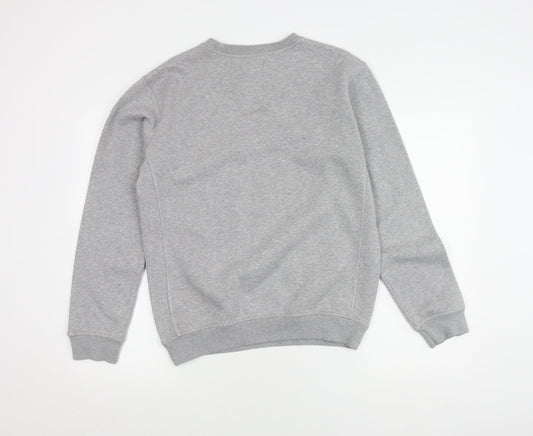 Adidas Men's Grey XS Pullover Sweatshirt with Logo