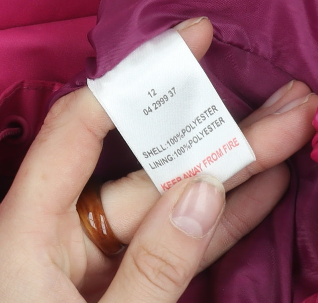 Peter Storm Women's Pink Hooded Jacket Size 12