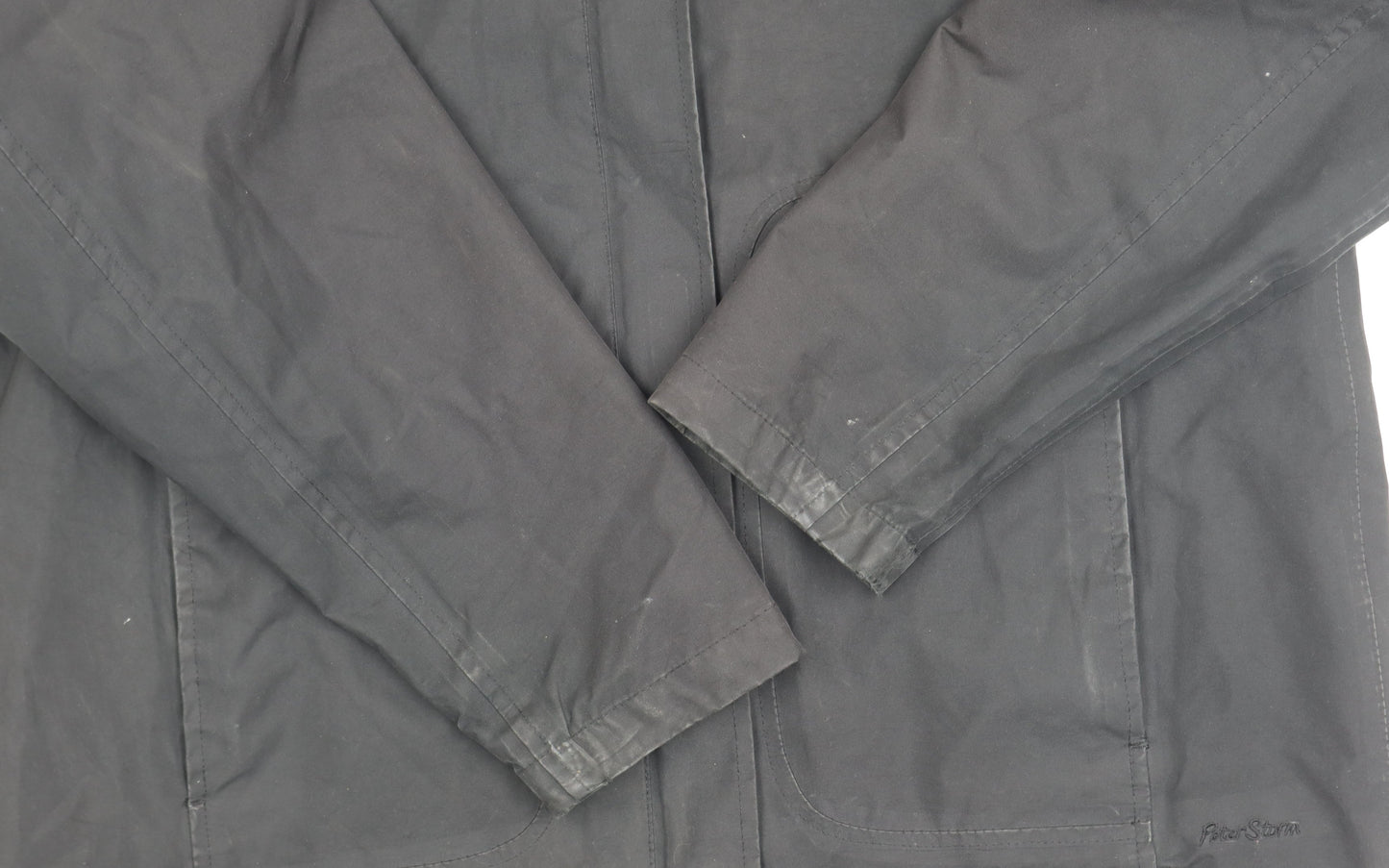 Peter Storm Women's Black Hooded Waterproof Jacket Size 12