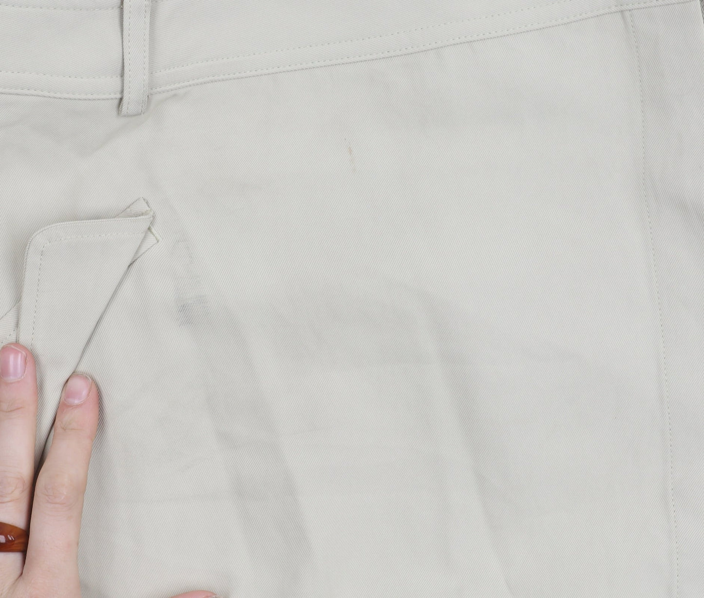 Banana Republic Beige Pencil Skirt, Size 12, Women's Casual