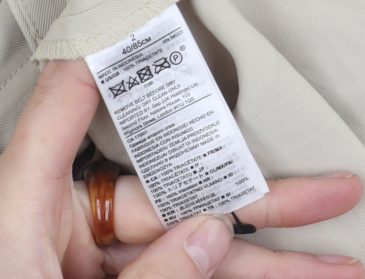 Banana Republic Beige Pencil Skirt, Size 12, Women's Casual