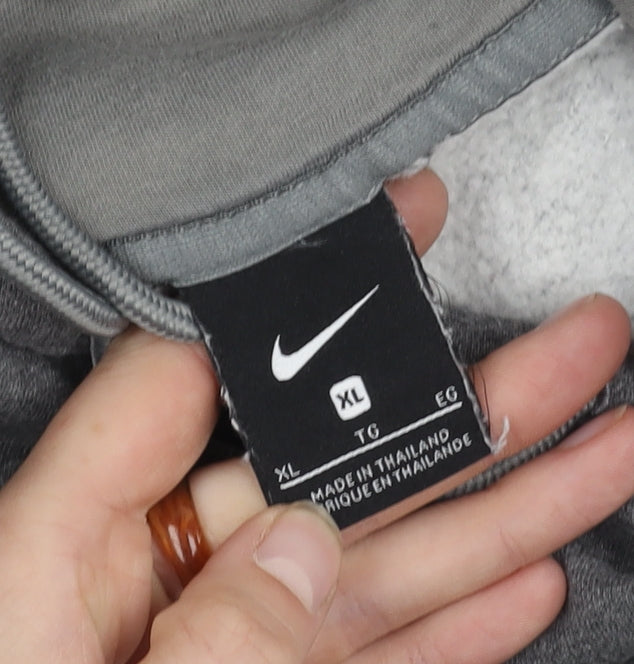 Nike Men's Grey Pullover Hoodie XL