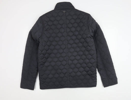 Firetrap Men's Black Quilted Jacket S Casual