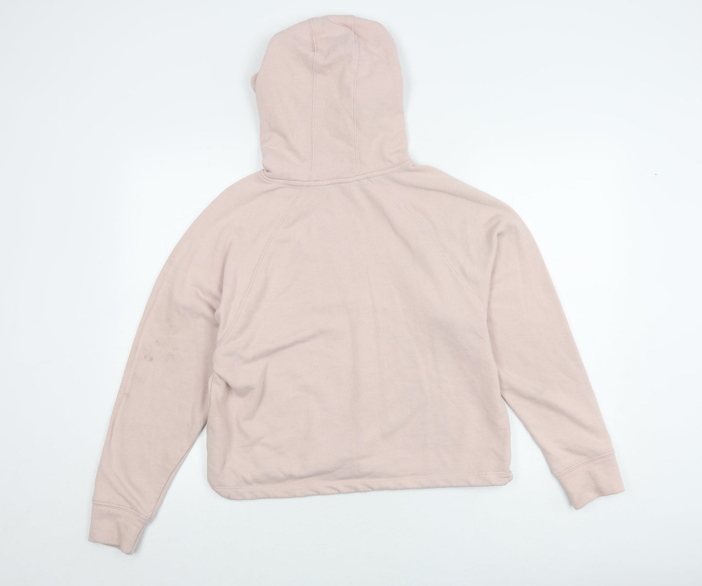 DKNY Women's Pink Logo Pullover Hoodie, Size S