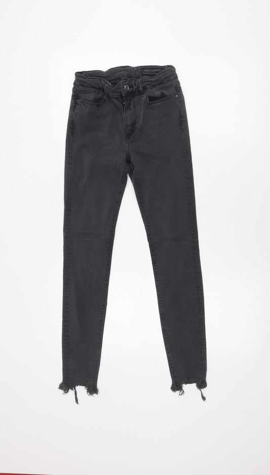 AllSaints Women's Black Skinny Jeans Size 8