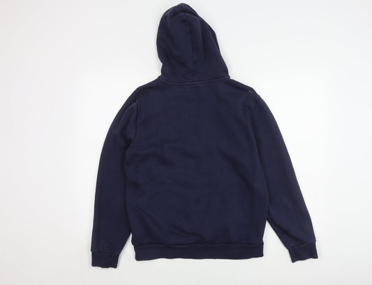 Puma Men's Blue Small Hoodie with Logo Accents