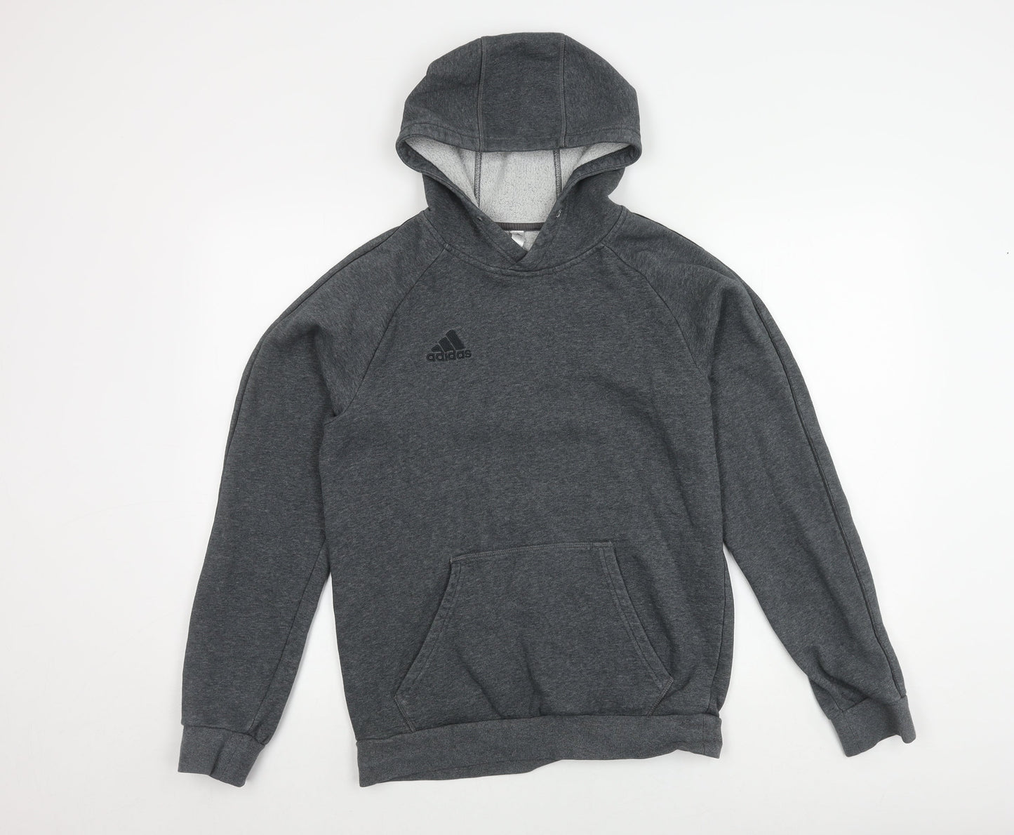 Adidas Men's Grey Pullover Hoodie S