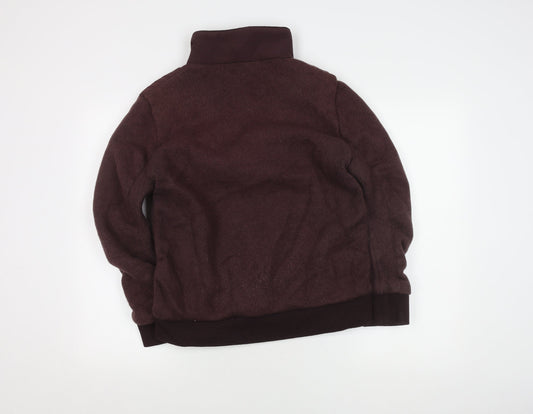 Superdry Men’s Brown Puffer Jacket L Stand Collar