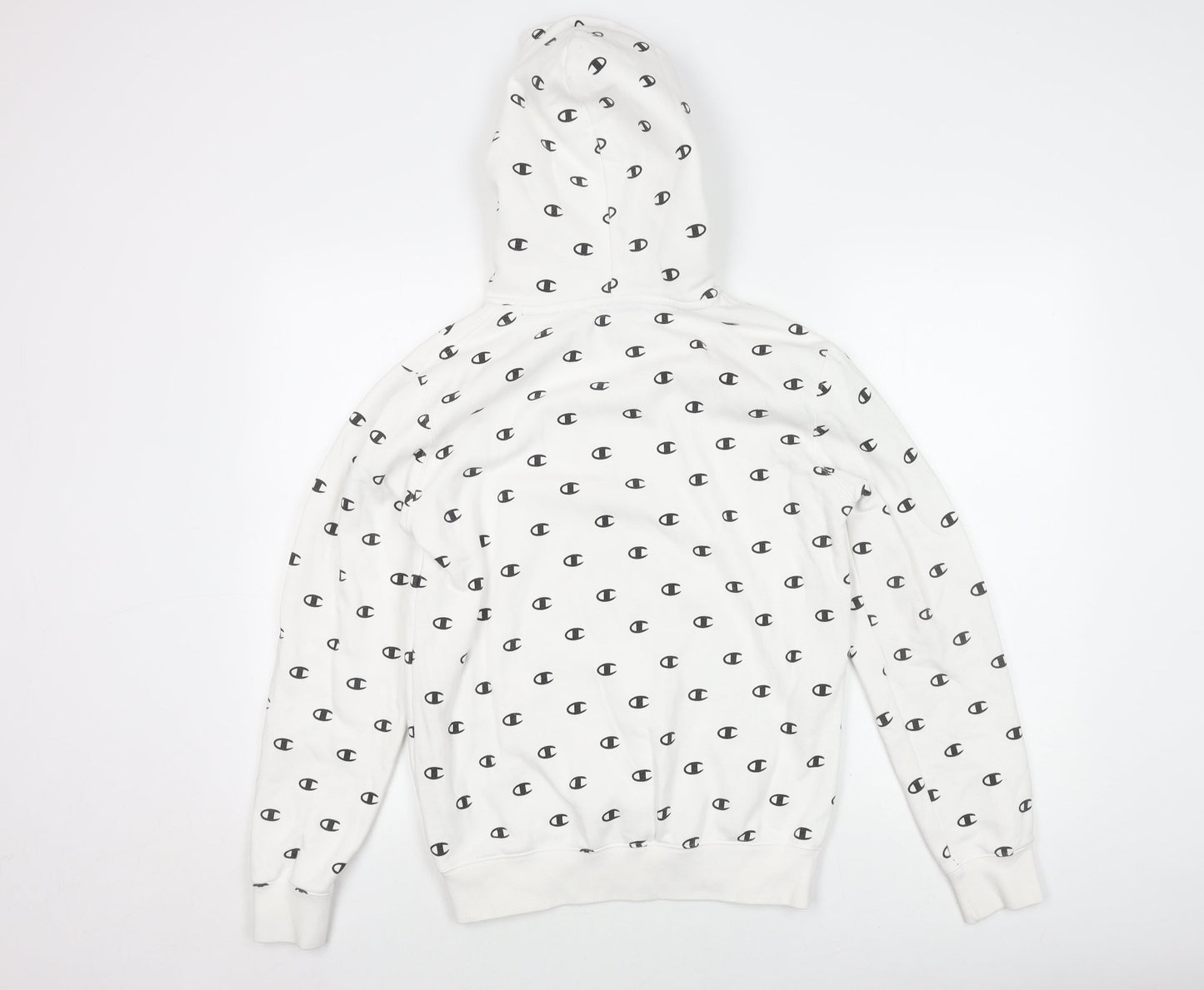 Champion Men's White Pullover Hoodie S