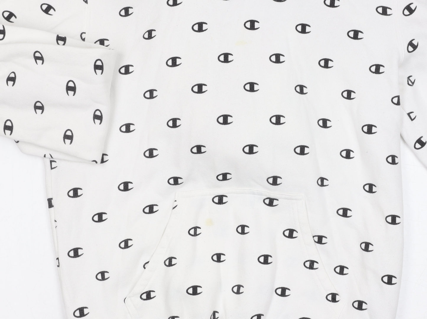 Champion Men's White Pullover Hoodie S