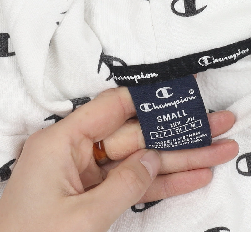 Champion Men's White Pullover Hoodie S