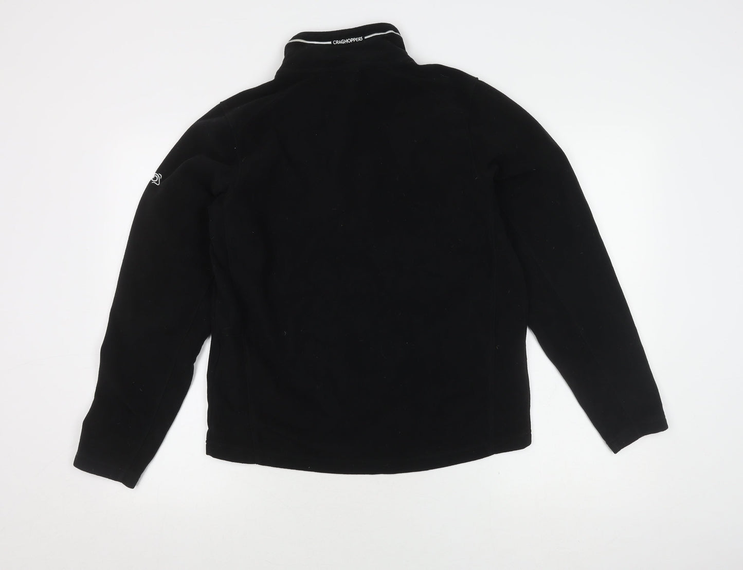 Craghoppers Unisex Black Pullover Fleece Sweatshirt, Size 20