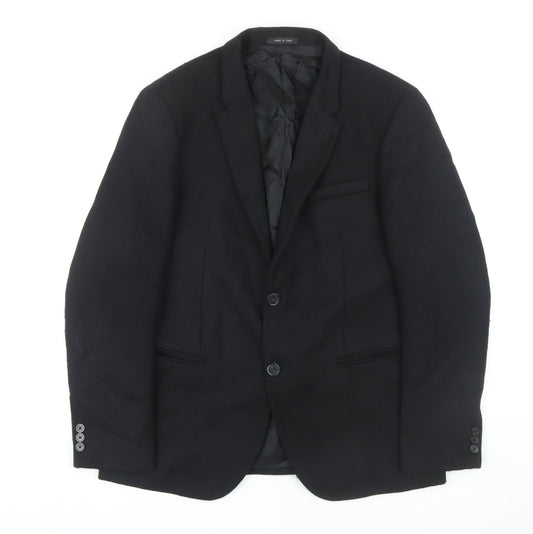 Emporio Armani Men's Black Blazer UK 42R