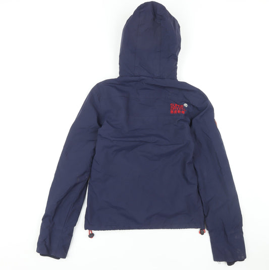 Superdry Women's Blue Windbreaker Jacket XS
