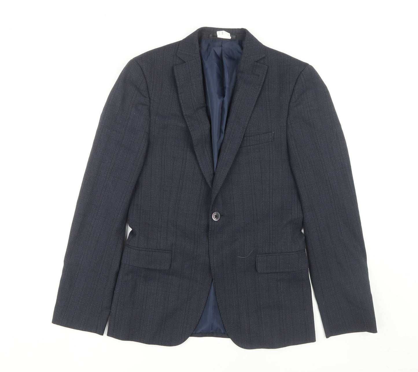 T.M.Lewin Men's Blue Slim Fit Blazer Size 34 Regular