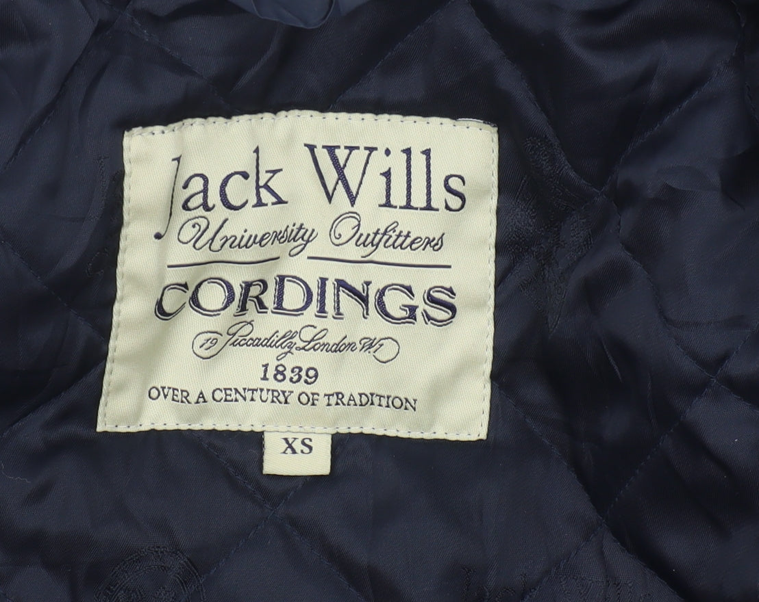 Jack Wills Men's Blue Quilted Jacket XS Casual