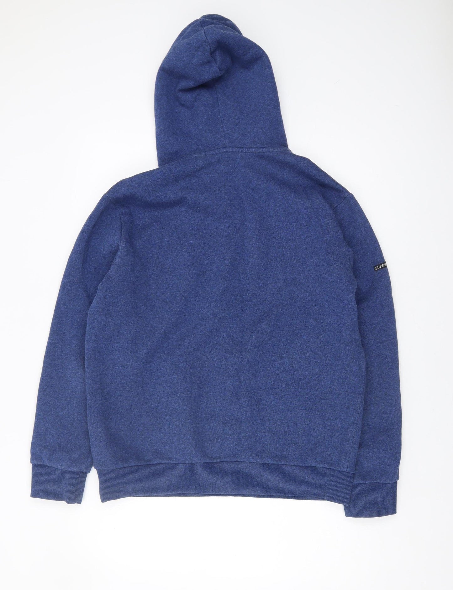 Superdry Men's Blue Pullover Hoodie - Size L