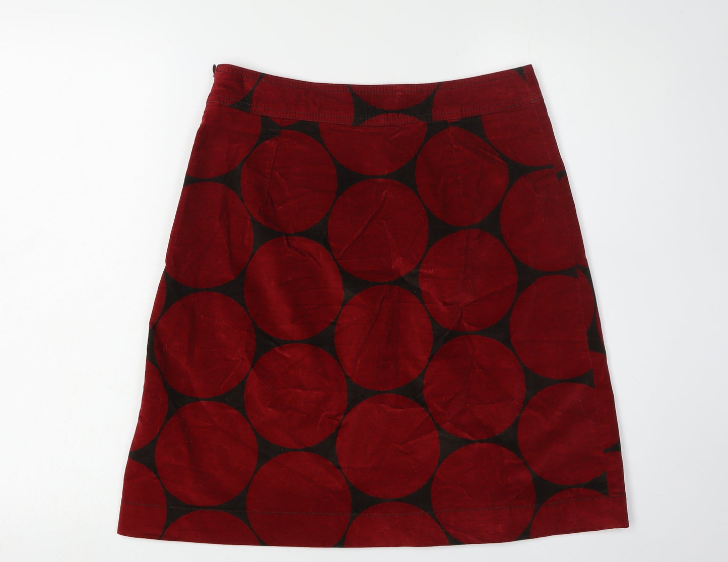 Boden Women's Red Geometric Pencil Skirt Size 10L