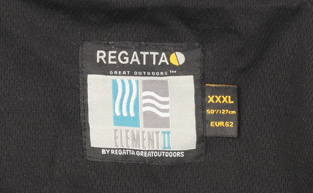 Regatta Men's 3XL Blue Fleece Jacket Stand-Up Collar