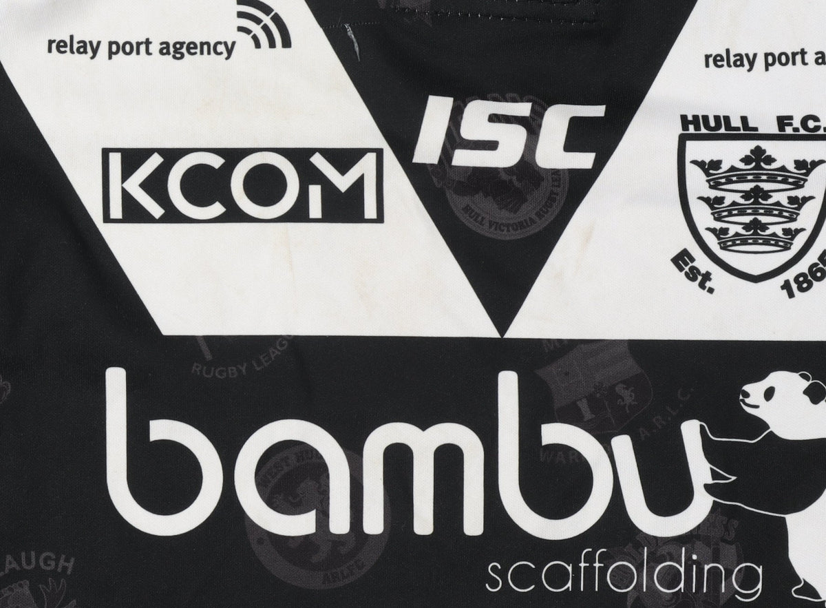 Additional view of ISC boys’ black rugby jersey short sleeve, size 12