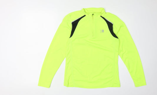 Karrimor Women's Green Sweatshirt Size 10 Lightweight Zip