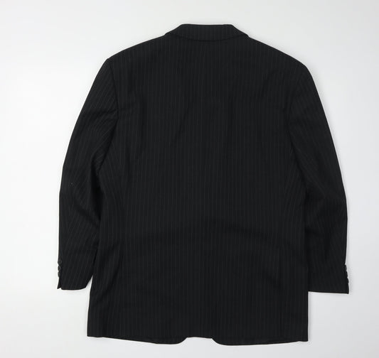 C&A Men's Black Jacket, Size 38 Short