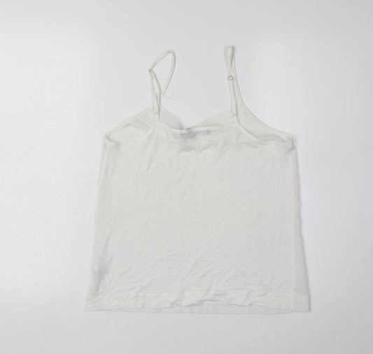 French Connection Women's White Camisole Tank Top S