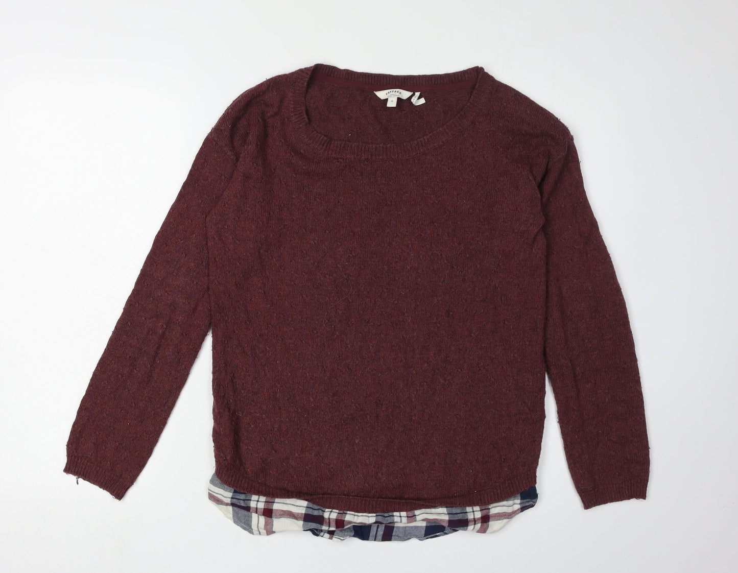 FatFace Women's Red Pullover Jumper Size 6