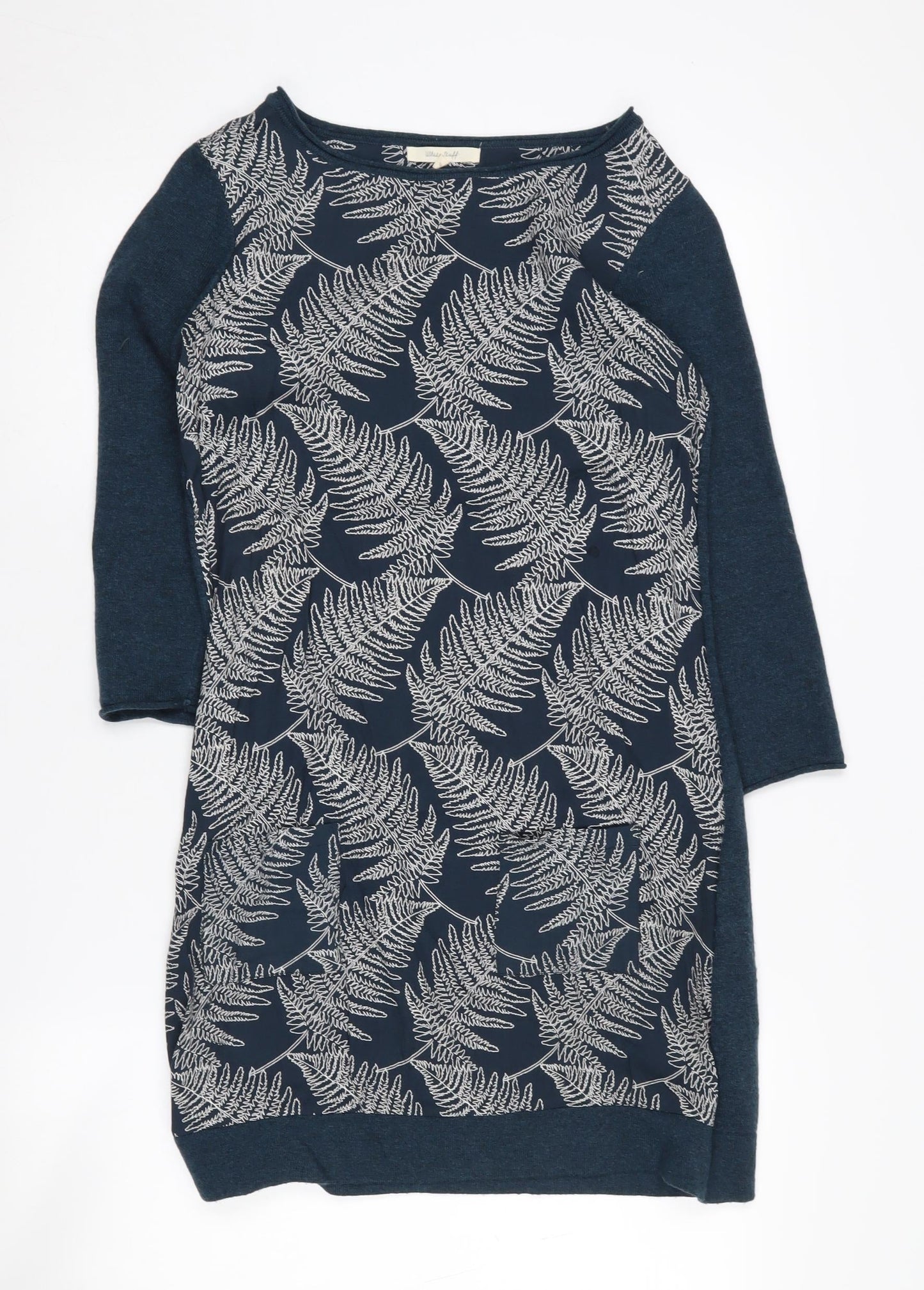 White Stuff Women’s Blue Floral Dress - Size 8