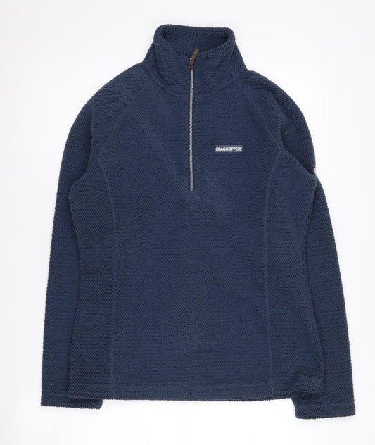 Craghoppers Women's Blue Fleece Sweatshirt Size 10