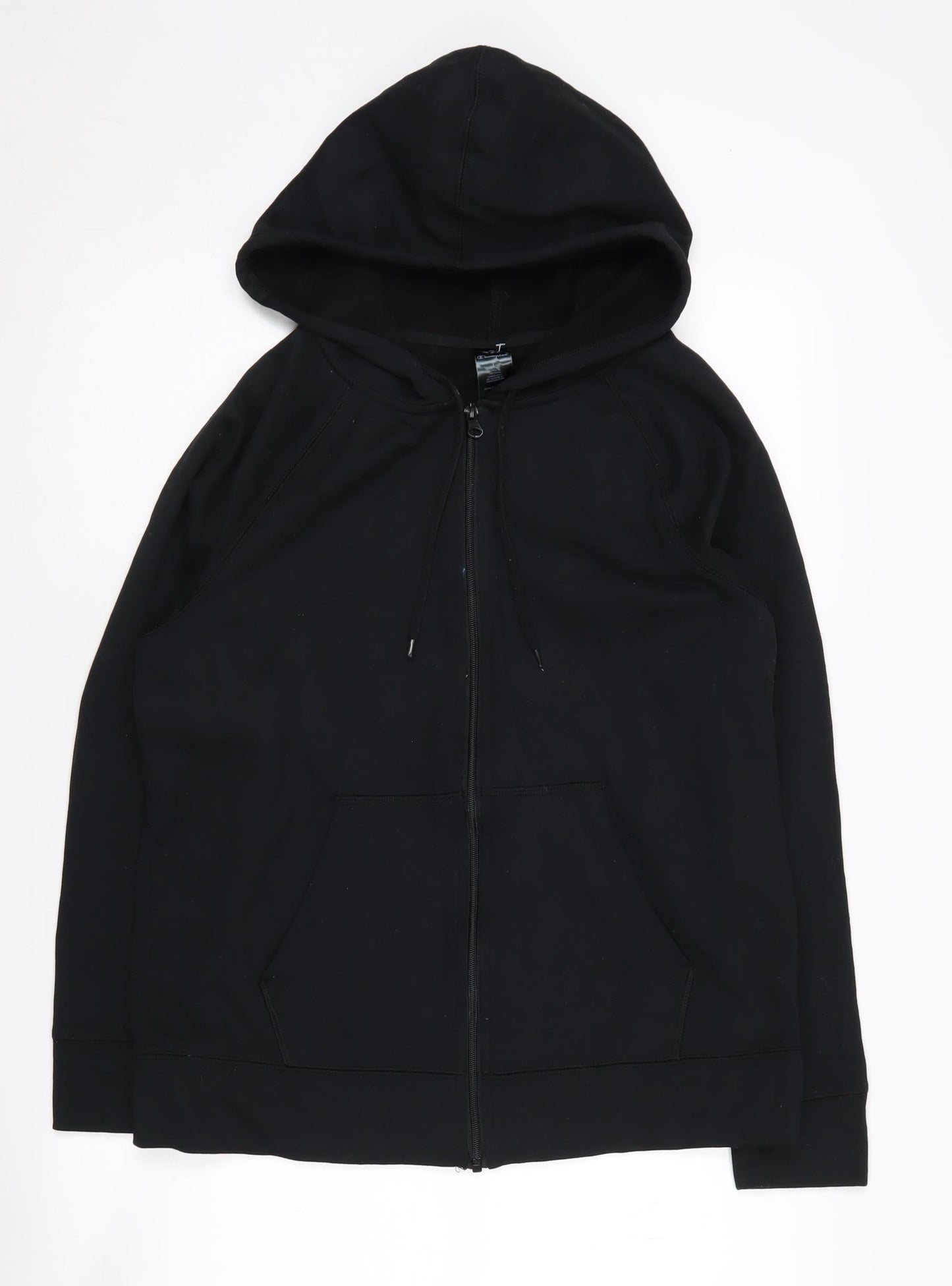 Champion Unisex Black Full Zip Hoodie Size L