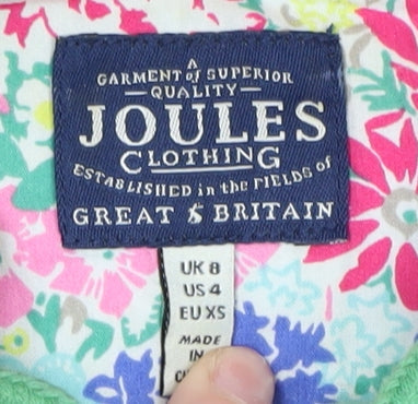 Joules Women's Green Full Zip Hoodie XS