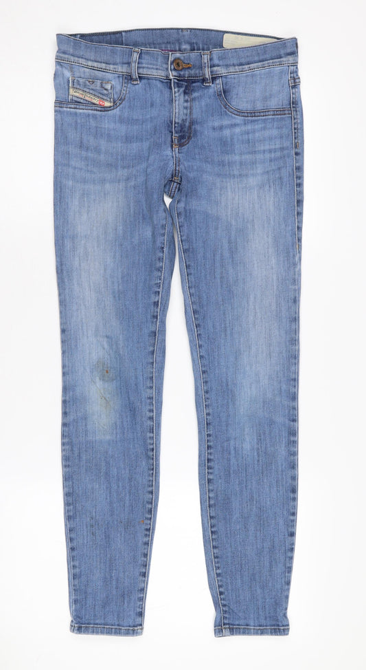 Diesel Women's Blue Skinny Jeans Size 28 Stretch