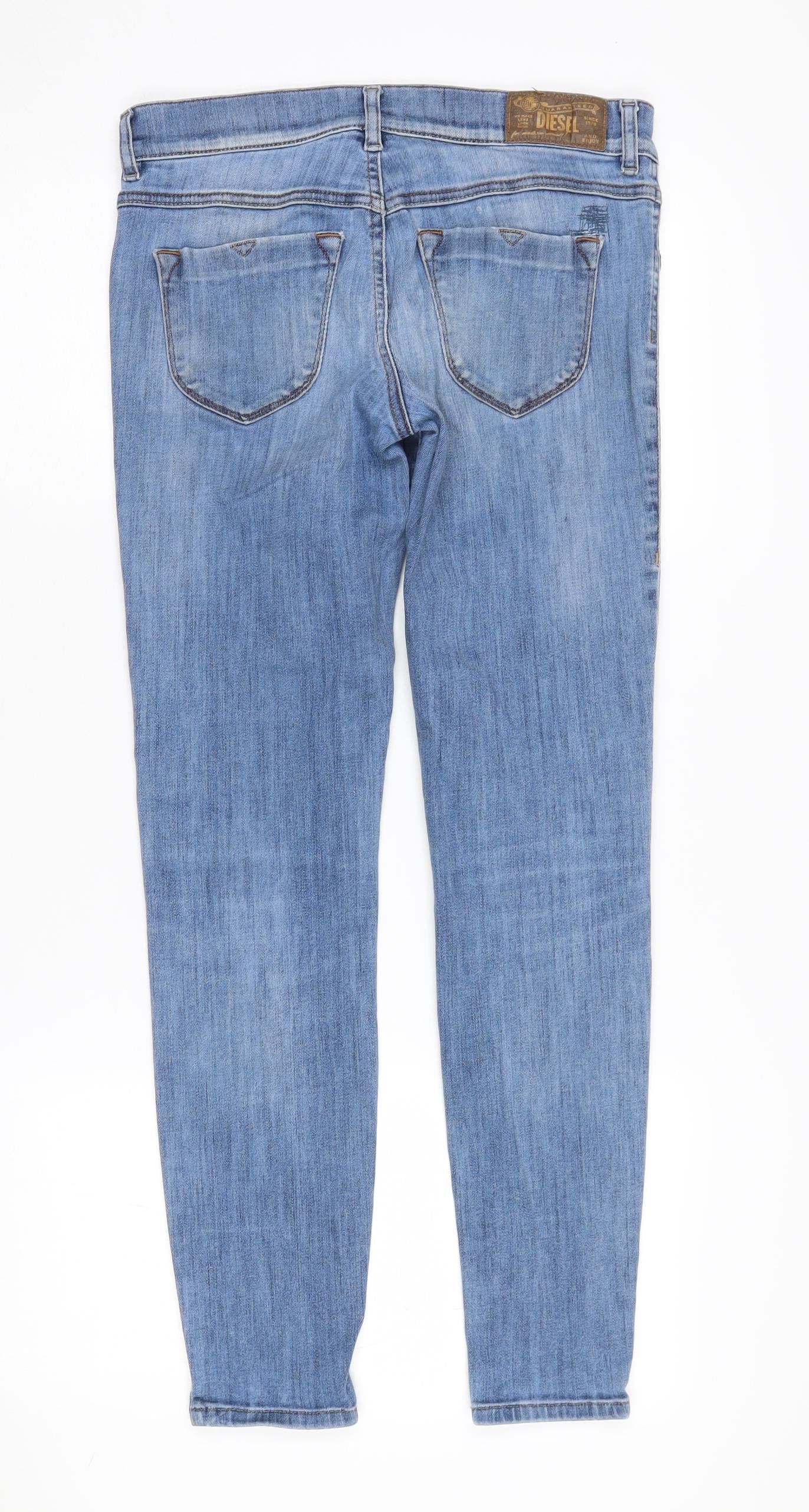 Diesel Women's Blue Skinny Jeans Size 28 Stretch