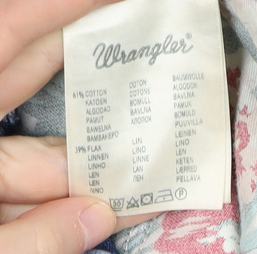 Wrangler Womens Blue Ankle Jeans, Size 10