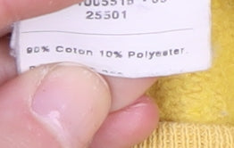 Champion Yellow Pullover Sweatshirt M - Unisex Style