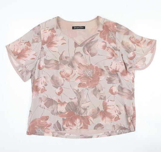 Jacques Vert Women's Size 14 Floral Blouse