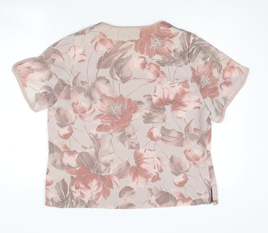 Jacques Vert Women's Size 14 Floral Blouse