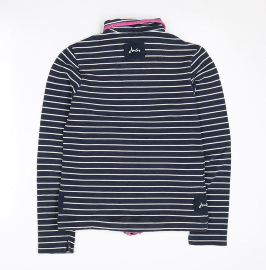 Joules Women's XS Multicoloured Henley Striped Sweatshirt