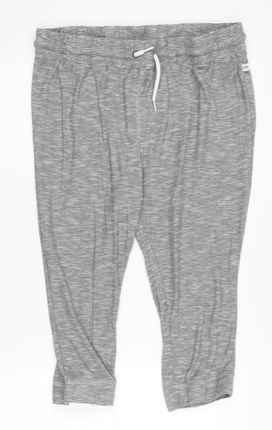 Animal Women's Grey Striped Joggers Size 14
