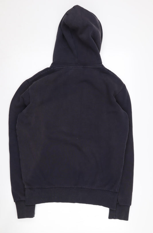Superdry Men's Black Hoodie M Pullover Logo
