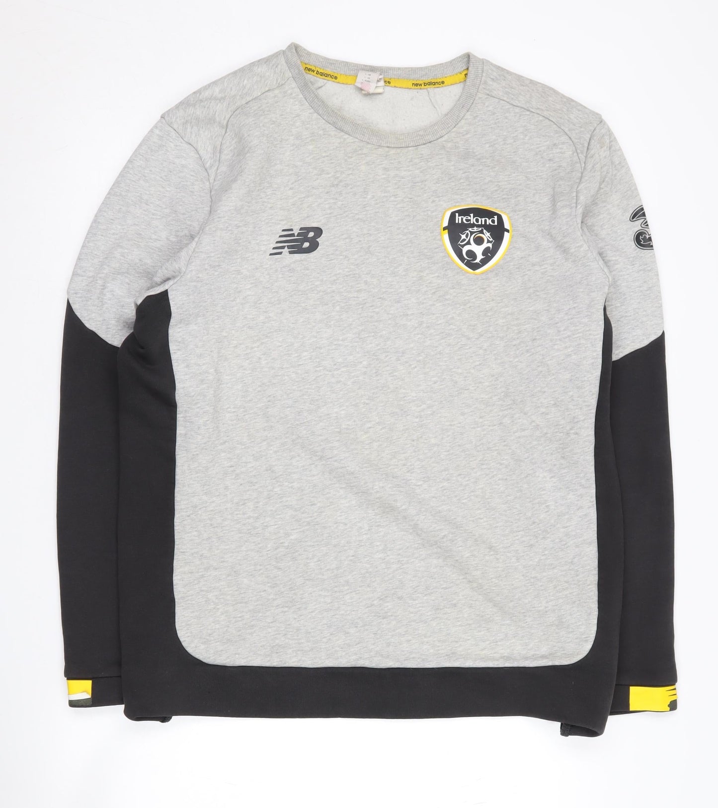 New Balance Men's Grey Pullover Sweatshirt L