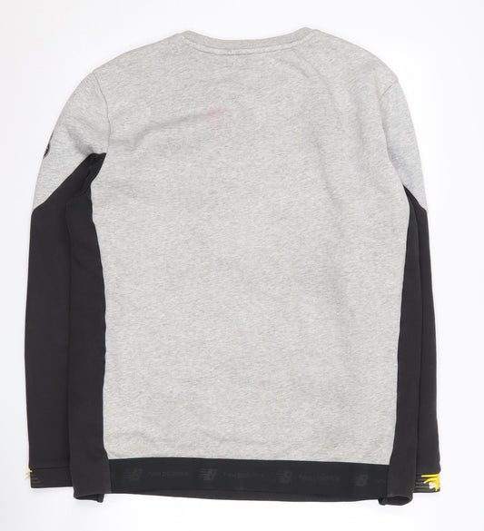 New Balance Men's Grey Pullover Sweatshirt L